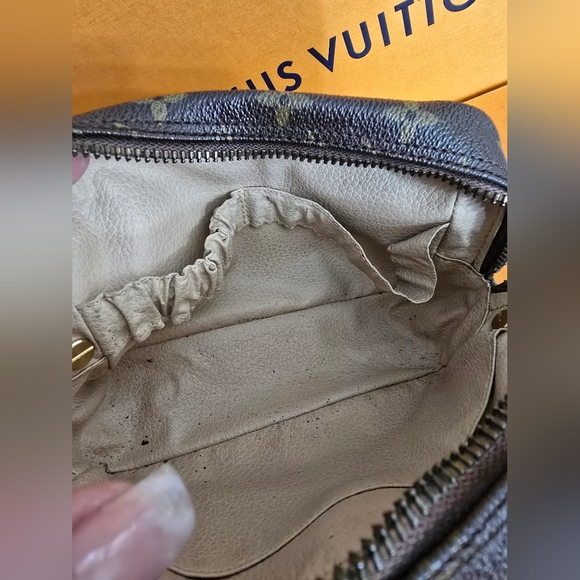 VINTAGE Louis Vuitton Monogram Trousse 18 Cosmetic Pouch Women's Crossbody Bag🤎 - Picture 16 of 17